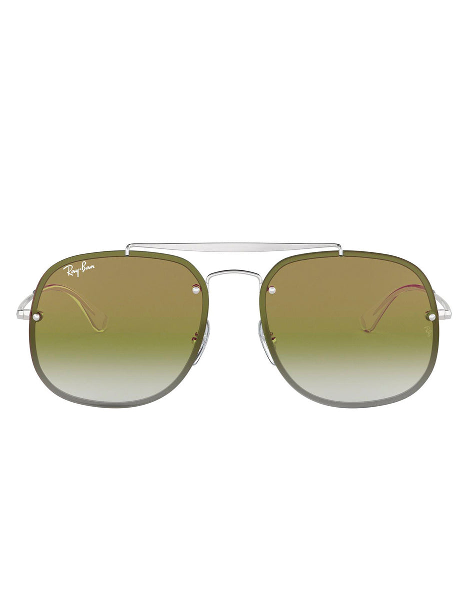 LENTES DE SOL RAY BAN BLAZE GENERAL RB3583N 003/W0 58MM PLATA VERDE