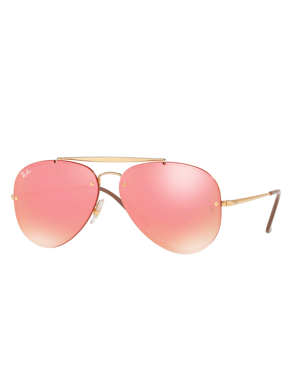 LENTES DE SOL RAY BAN BLAZE AVIADOR RB3584N 9052E4 61MM ROSA