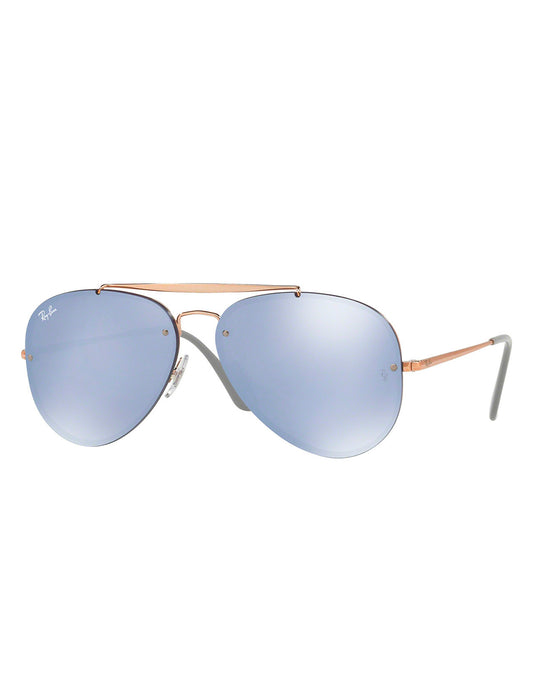 LENTES DE SOL RAY BAN BLAZE AVIADOR RB3584N 9053/1U 61MM PLATA