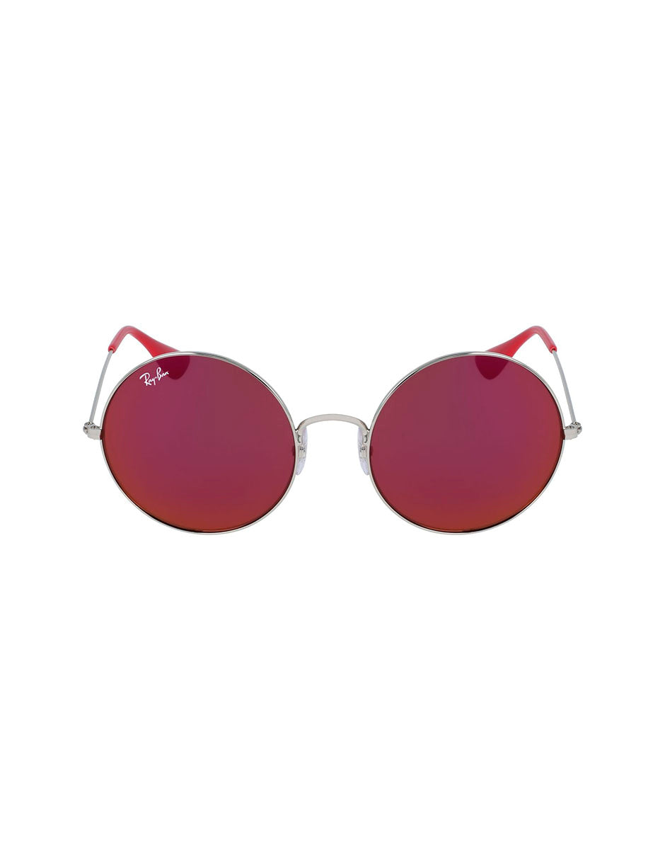 LENTE DE SOL RAY BAN RB3592 003/D0 55MM PLATA ROJO