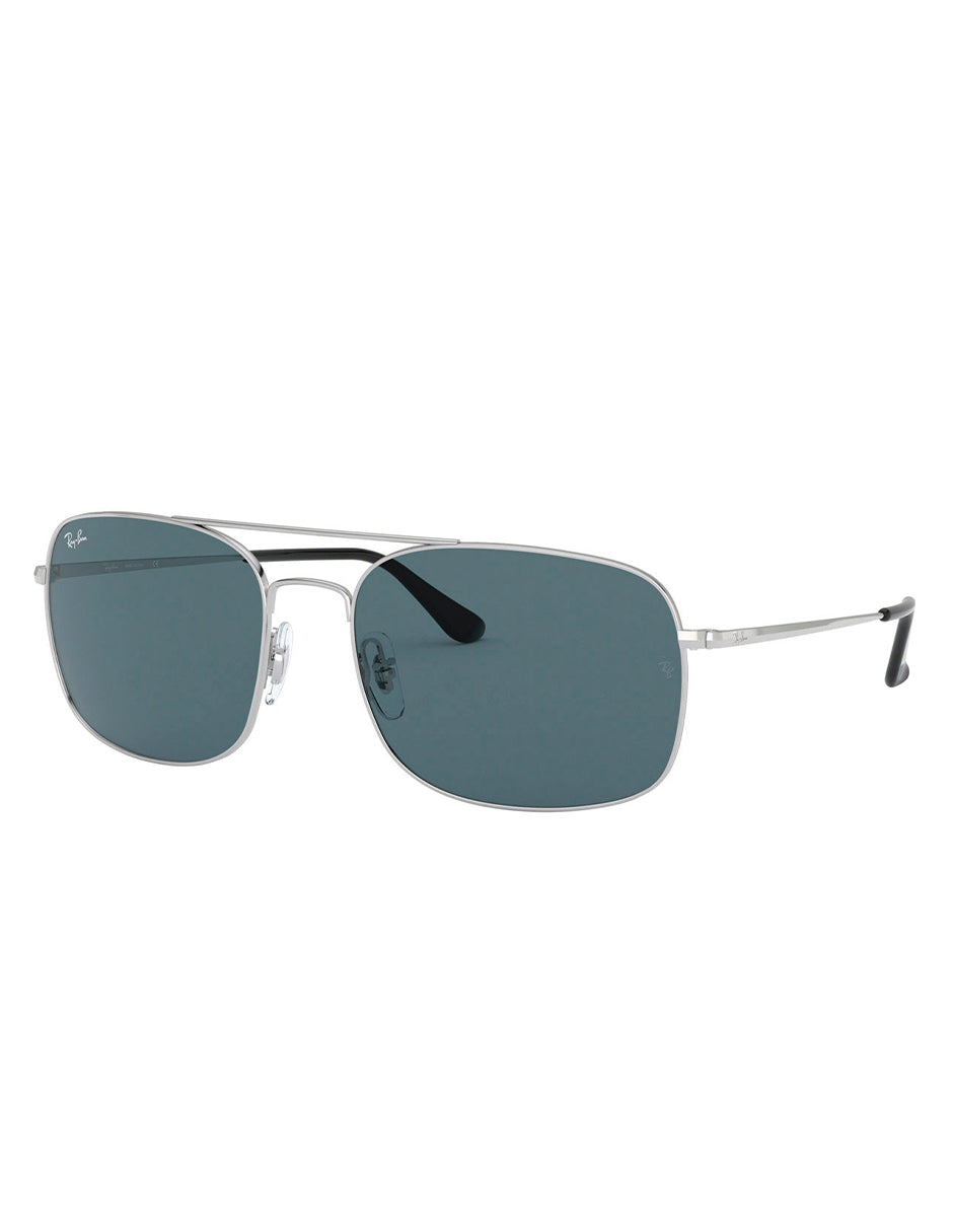 LENTES DE SOL RAY BAN RB3611 003/R5 60MM PLATEADO AZUL