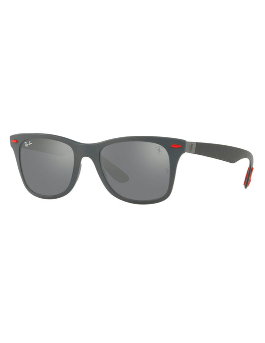 LENTE DE SOL RAY BAN RB4195MF F605/6G 52MM SCUDERIA FERRARI NEGRO/GRIS ESPEJO