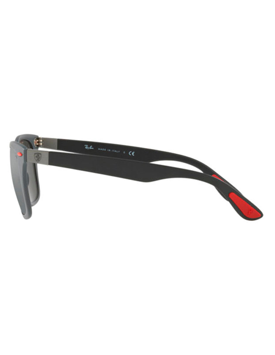 LENTE DE SOL RAY BAN RB4195MF F605/6G 52MM SCUDERIA FERRARI NEGRO/GRIS ESPEJO