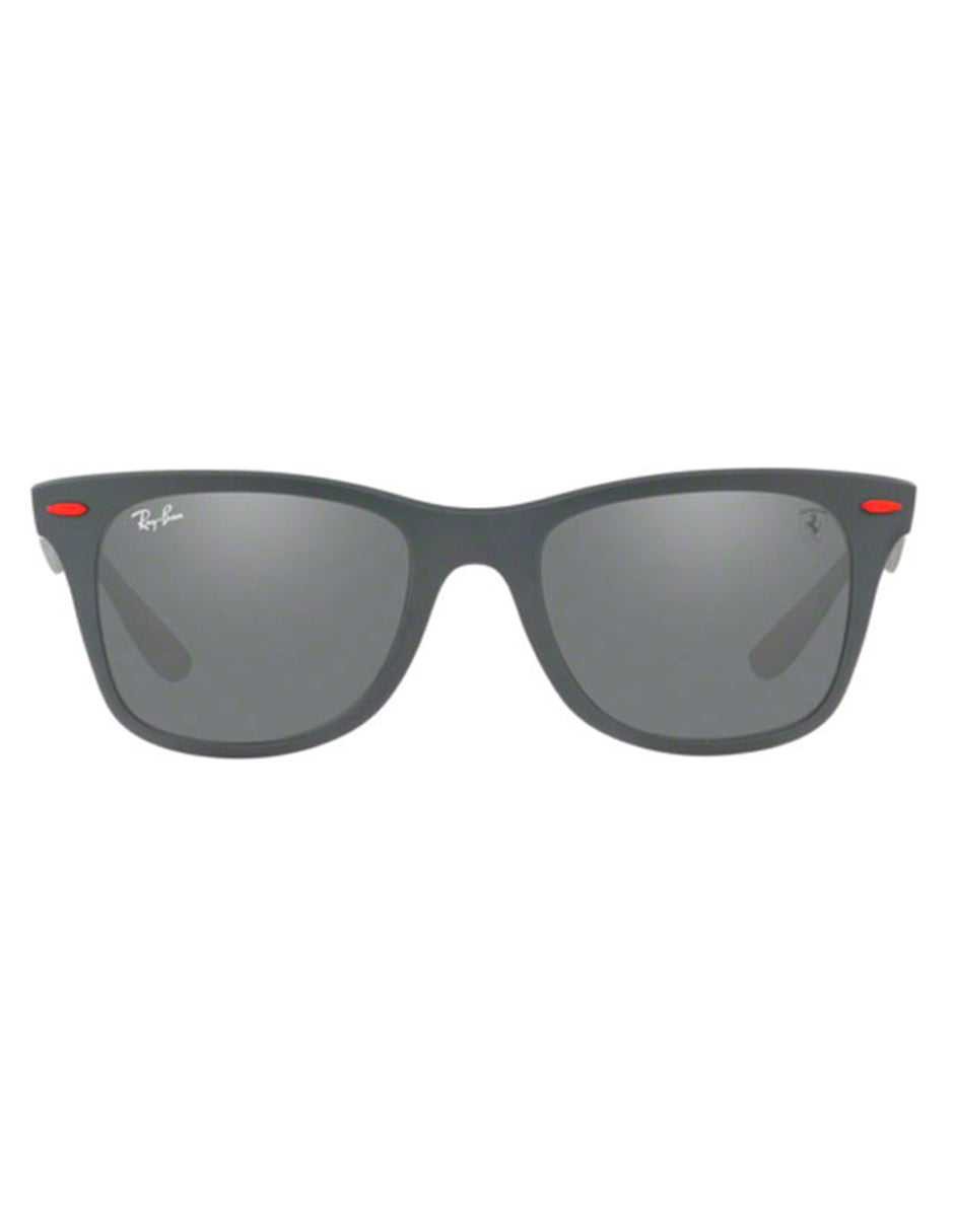 LENTE DE SOL RAY BAN RB4195MF F605/6G 52MM SCUDERIA FERRARI NEGRO/GRIS ESPEJO