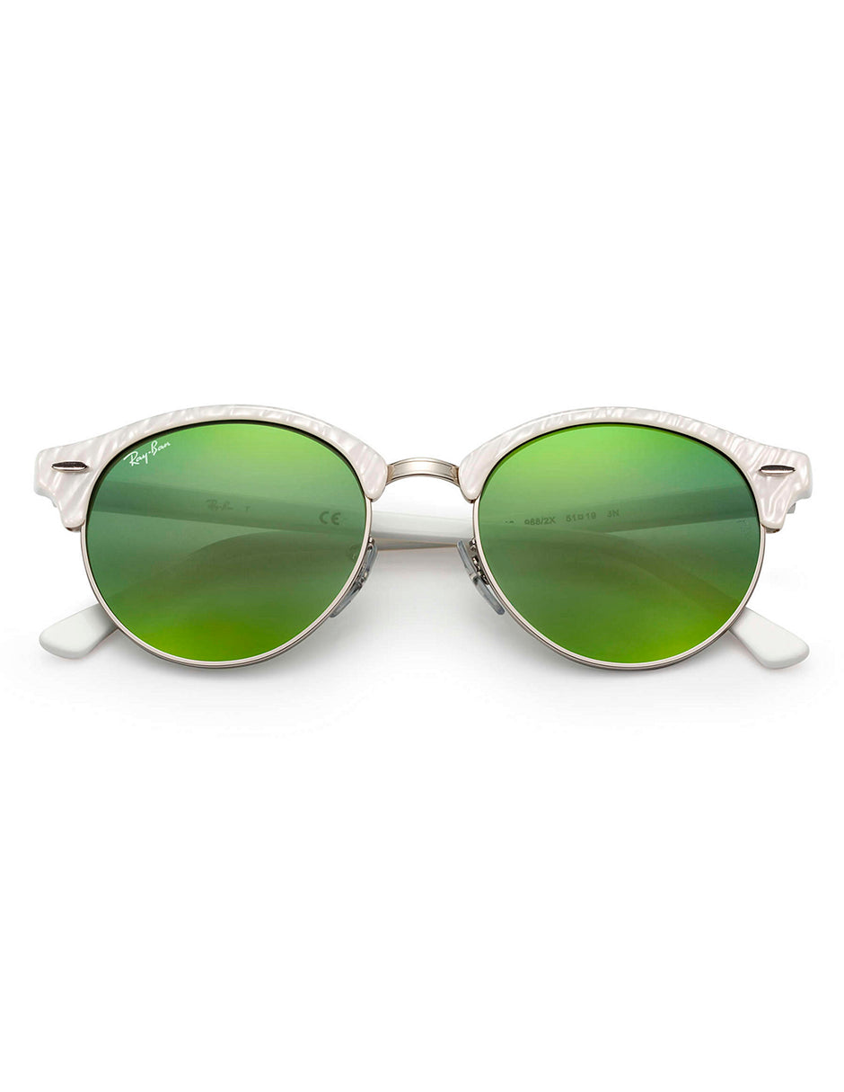 LENTE DE SOL RAY BAN RB4246 9882X 51MM PLATA VERDE