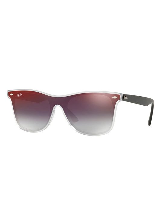 LENTES DE SOL RAY BAN BLAZE WAYFARER RB4440NF 6355U0 41MM TRANSPARENTE GRIS DEGRADADO
