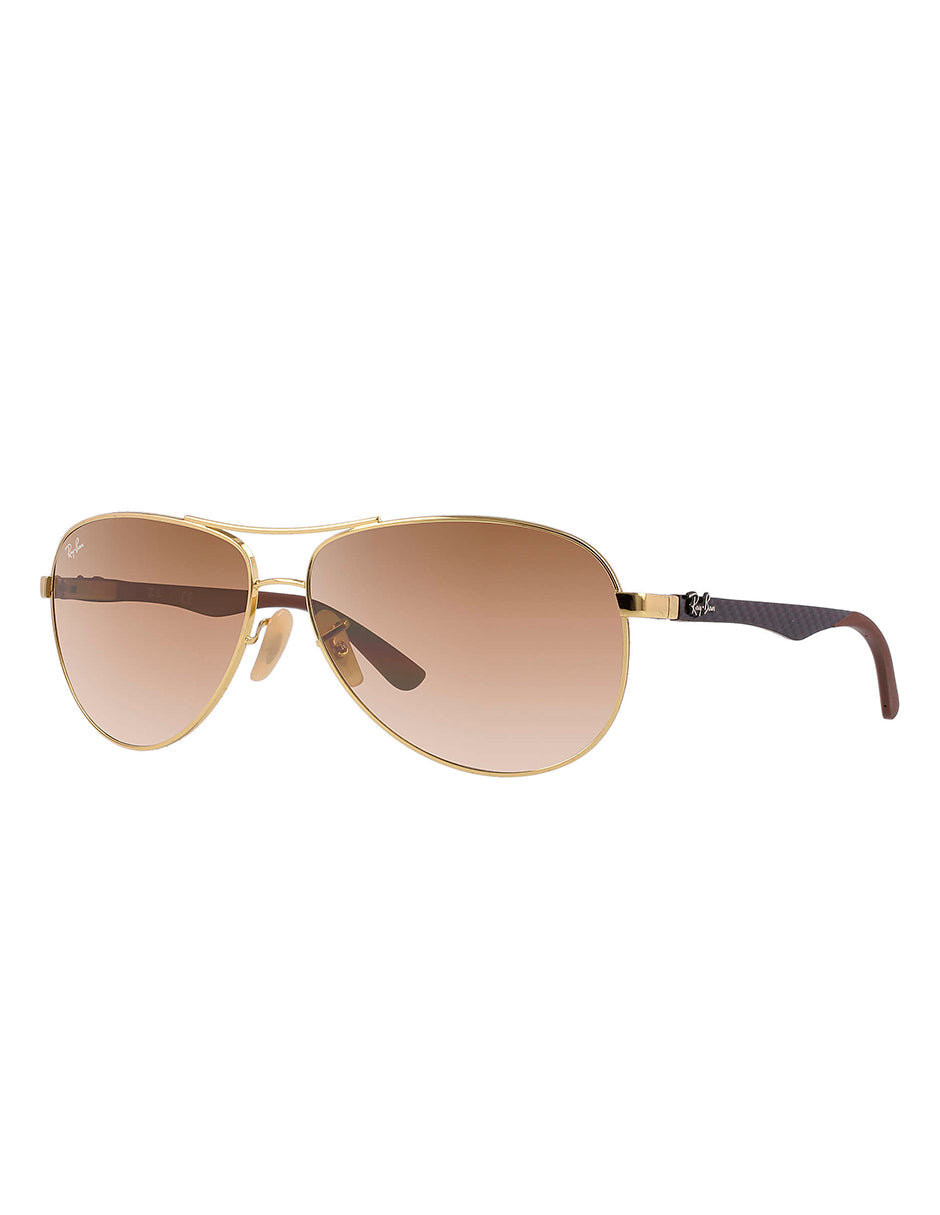 LENTE DE SOL RAY BAN RB8313 001/51 61MM CAFE DEGRADADO