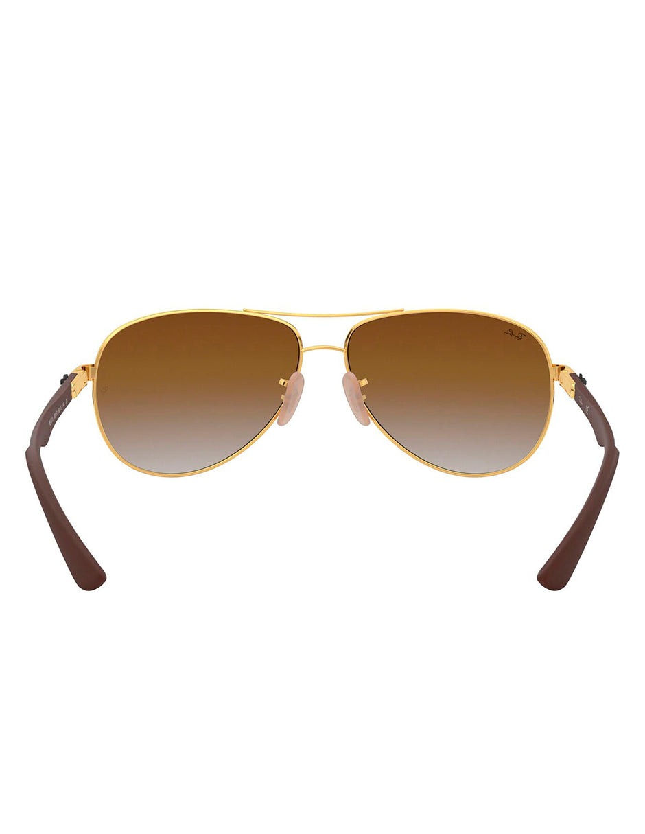 LENTE DE SOL RAY BAN RB8313 001/51 61MM CAFE DEGRADADO