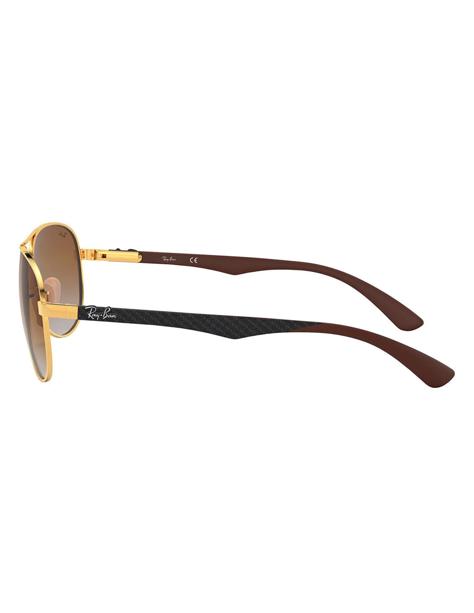 LENTE DE SOL RAY BAN RB8313 001/51 61MM CAFE DEGRADADO