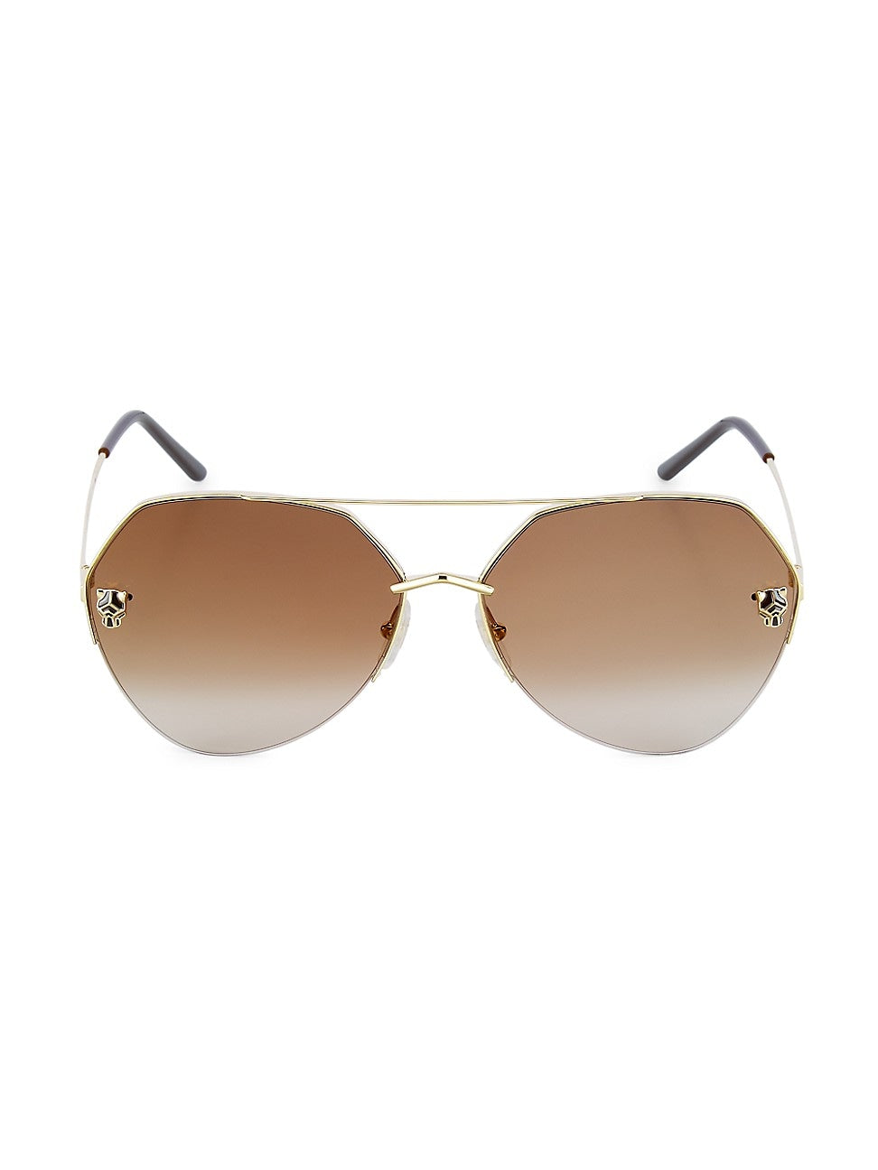 LENTE DE SOL CARTIER CT0355S 002 64MM SINGLE LENS
