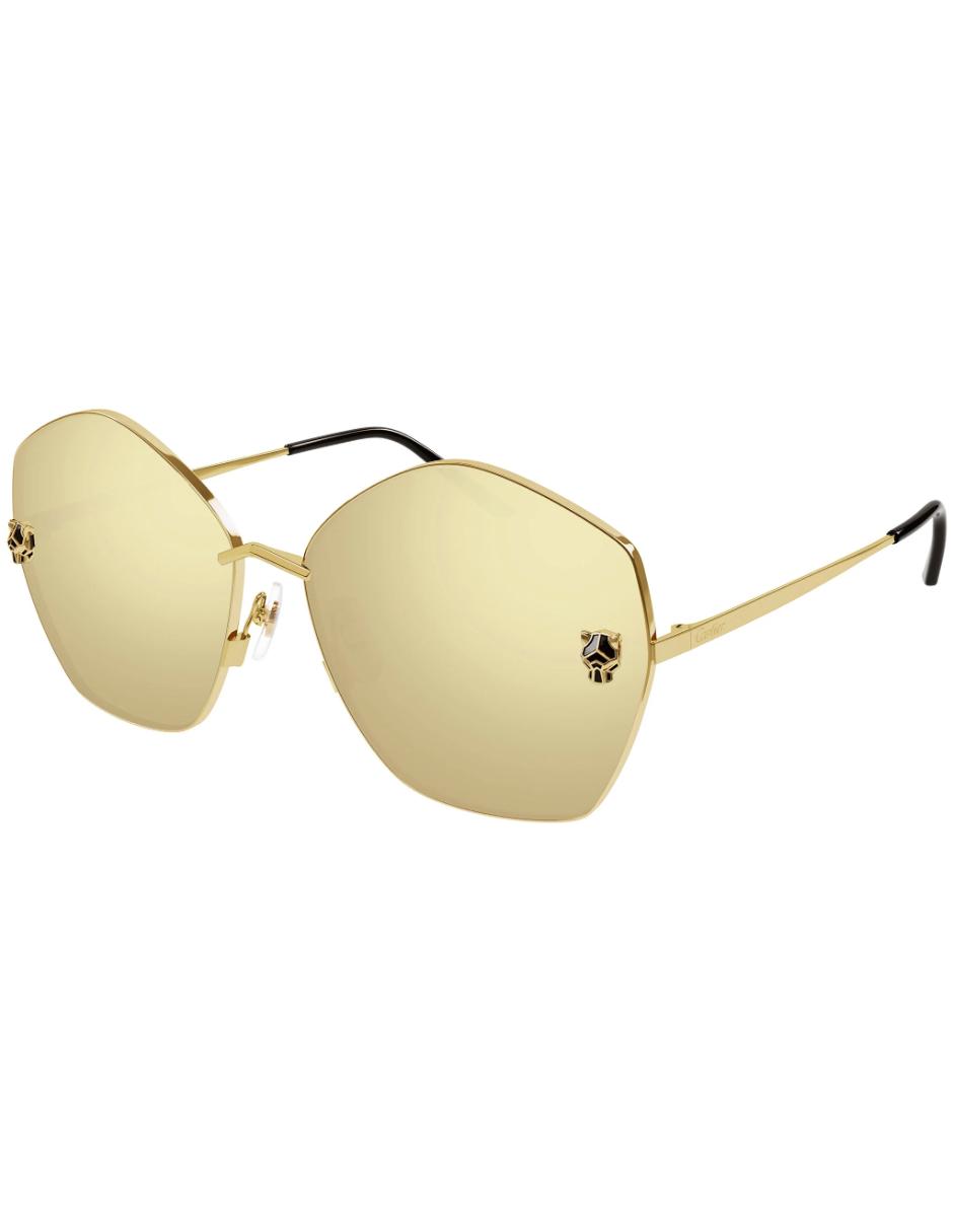 LENTE DE SOL CARTIER CT0356S 004 63MM SINGLE LENS