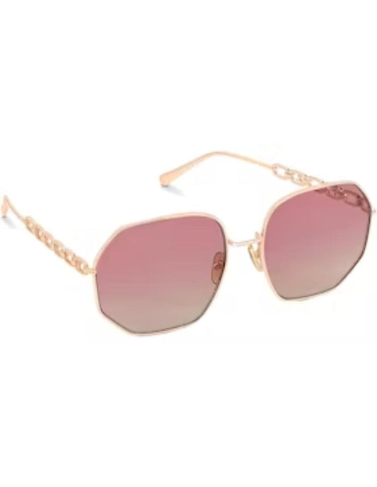 LENTE DE SOL LOUIS VUITTON MOON SQUARE Z1652E ROSA/DORADO SINGLE LENS