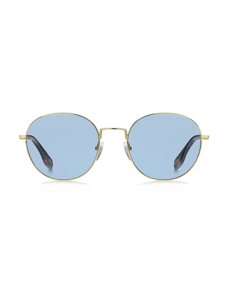 LENTE DE SOL MARC JACOBS MARC 272/S MVUKU 53MM DORADO/AZUL CLARO