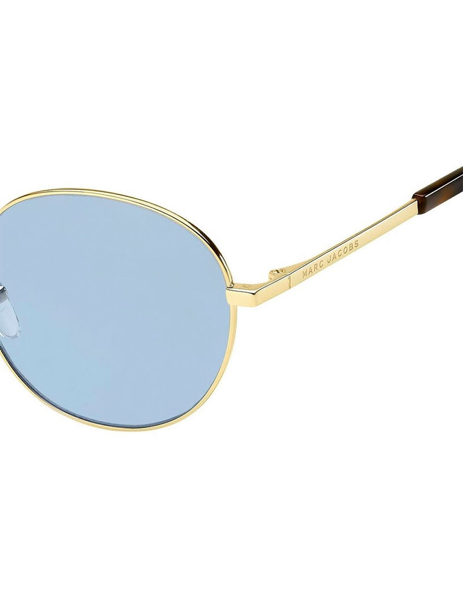 LENTE DE SOL MARC JACOBS MARC 272/S MVUKU 53MM DORADO/AZUL CLARO