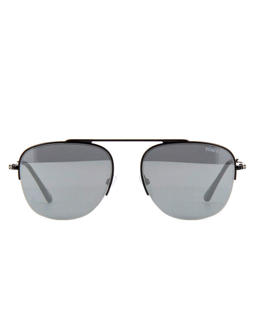 LENTE DE SOL TOM FORD TF667 01C 56M NEGRO/GRIS Mayoreo