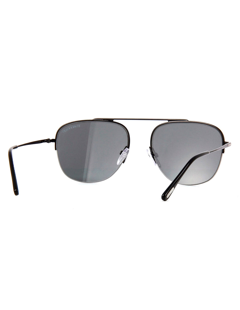 LENTE DE SOL TOM FORD TF667 01C 56M NEGRO/GRIS