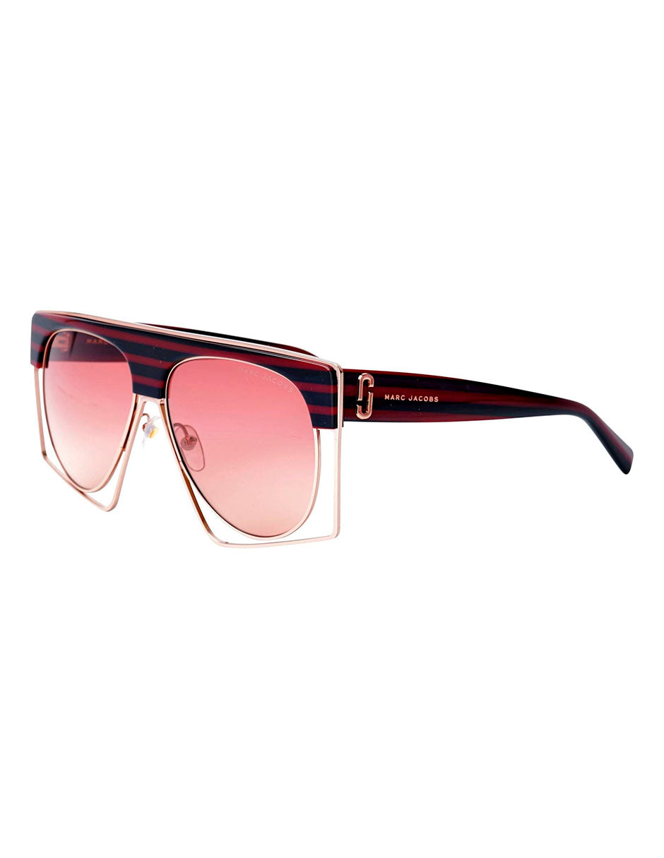 LENTE DE SOL MARC JACOBS MARC 312/S KVN3X 58MM DORADO/ROSA