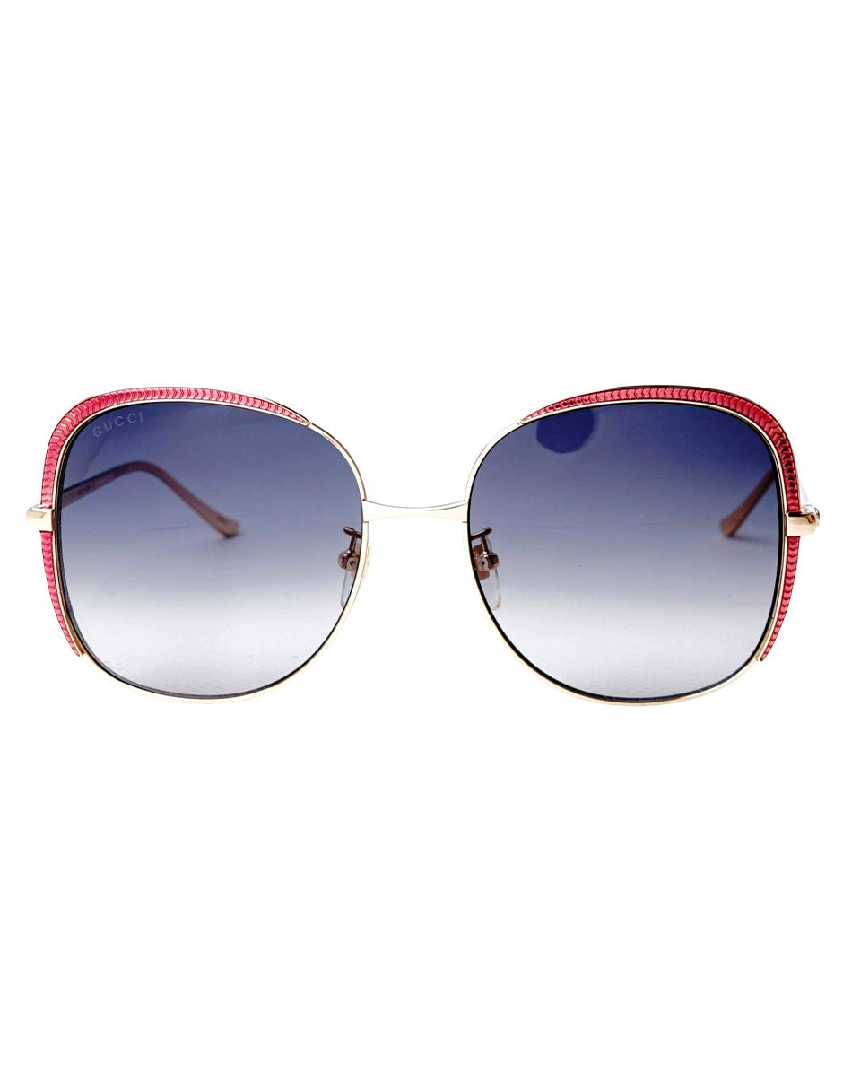 LENTE DE SOL GUCCI GG0400S 001 58MM ROSA