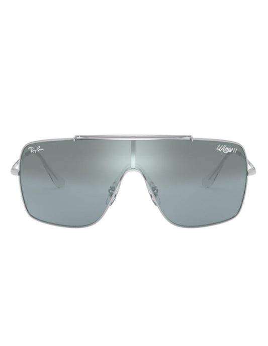 LENTE DE SOL RAY BAN WINGS II RB3697 003/Y0 35MM PLATEADO Mayoreo