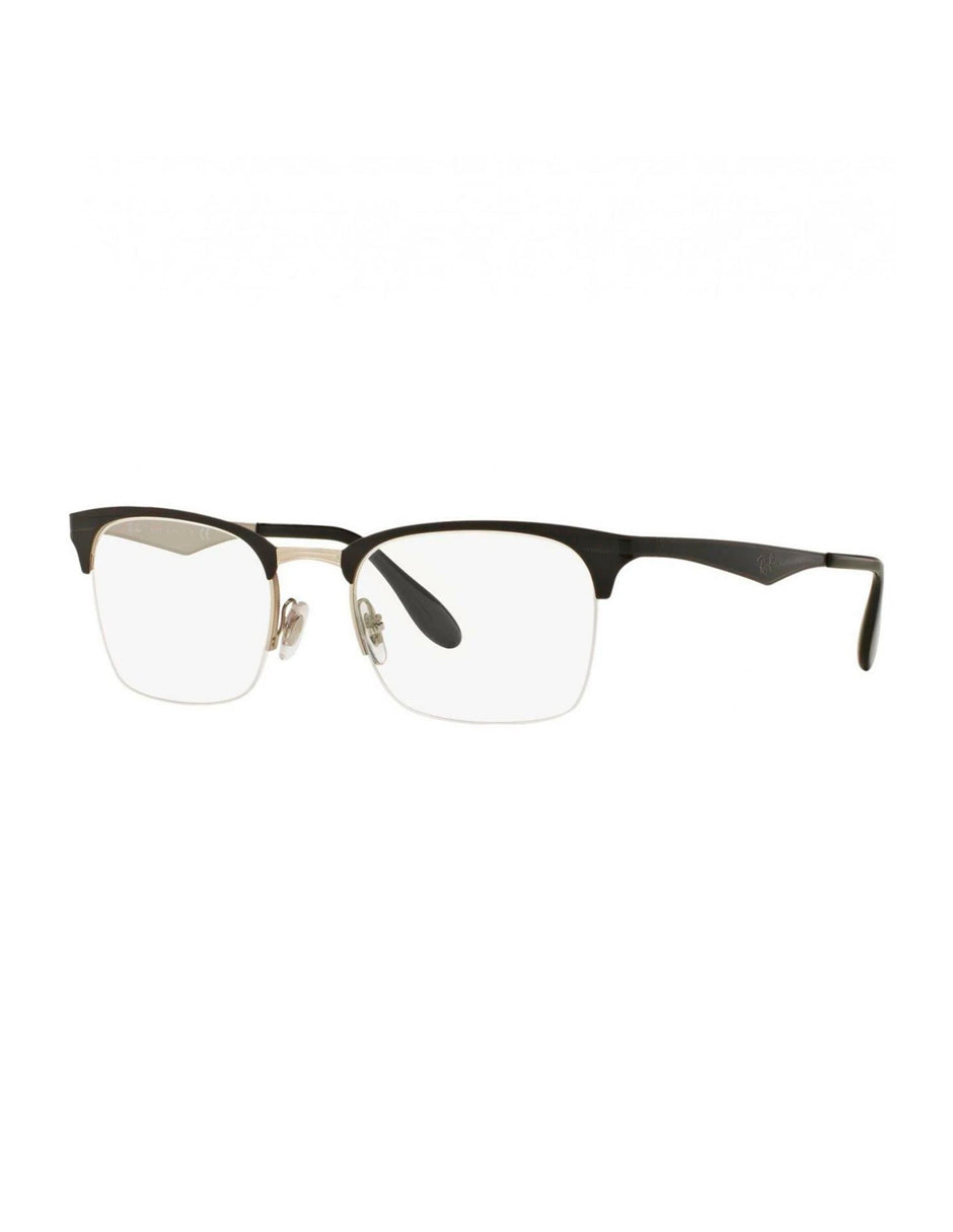 ARMAZÓN OFTÁLMICO RAY BAN RB6360 2861 51MM NEGRO PLATA