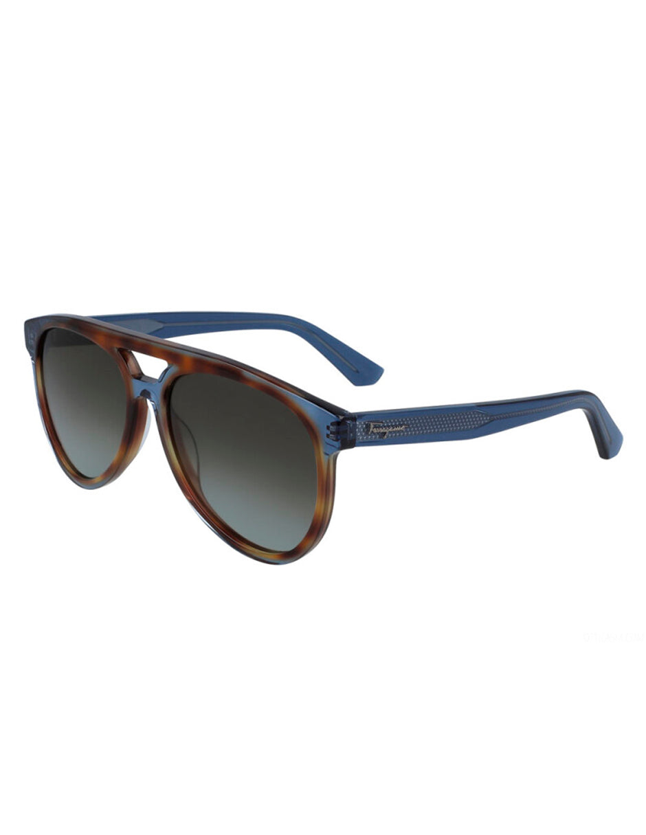 LENTE DE SOL SALVATORE FERRAGAMO FERRAGAMO SF945S 259 57MM AZUL