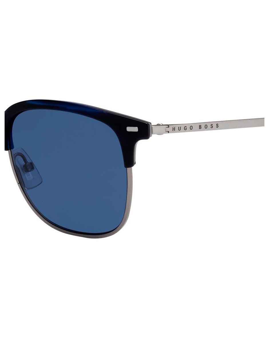 LENTES DE SOL BOSS 1028/F/S 38I/KU 53MM AZUL/PLATEADO