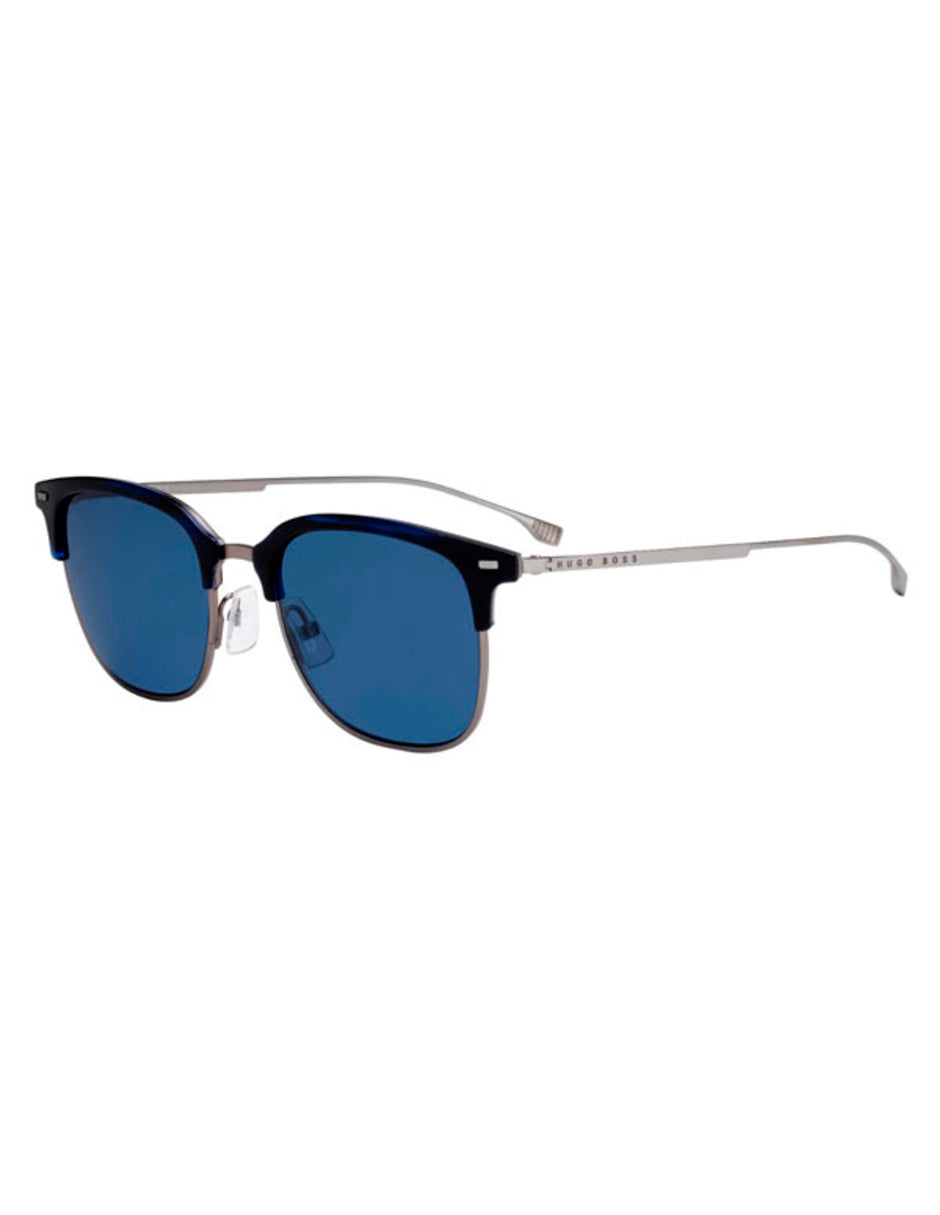 LENTES DE SOL BOSS 1028/F/S 38I/KU 53MM AZUL/PLATEADO