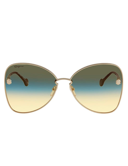 LENTE DE SOL SALVATORE FERRAGAMO FERRAGAMO SF184S 707 64MM CAFÉ Mayoreo