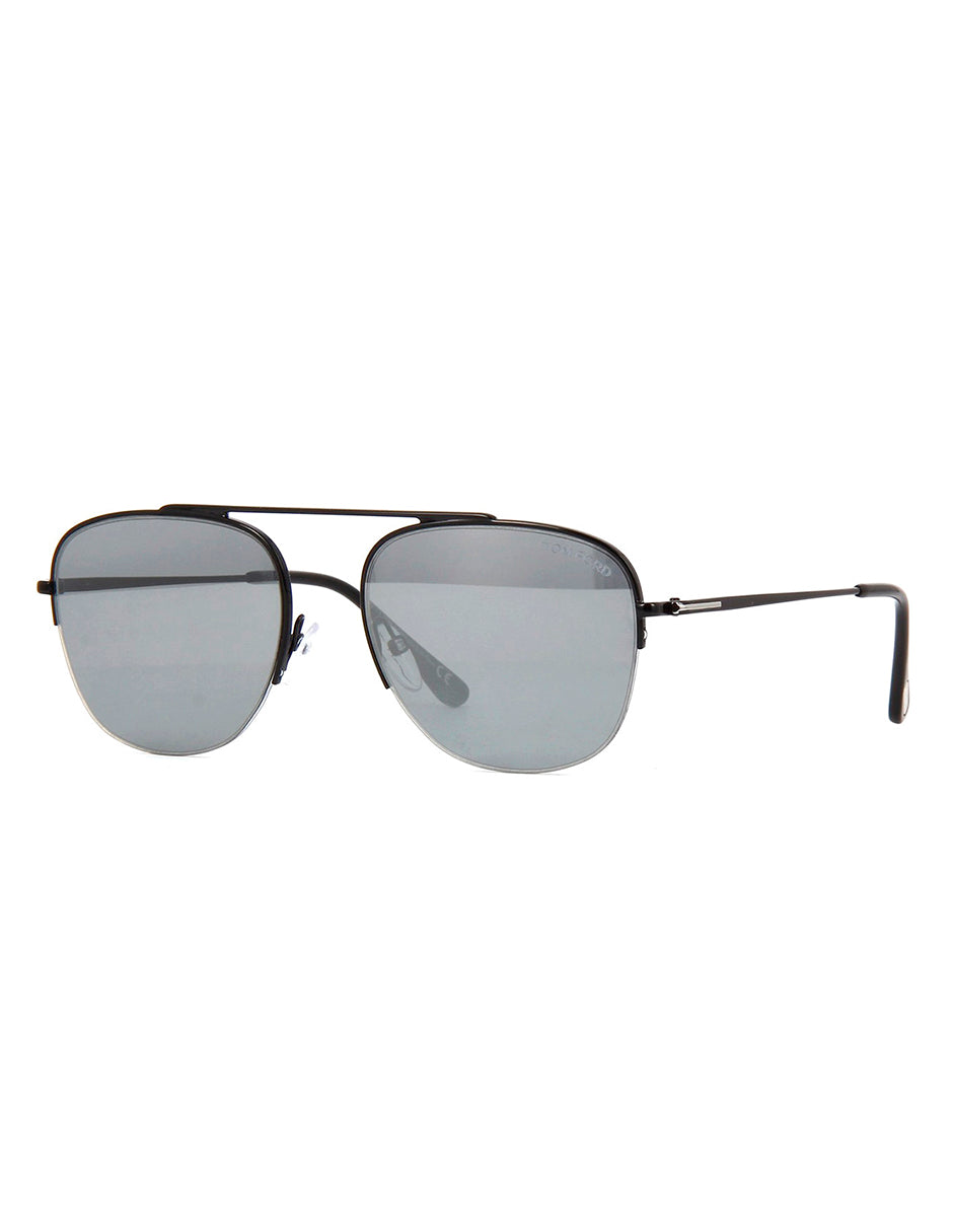 LENTE DE SOL TOM FORD TF667 01C 56M NEGRO/GRIS