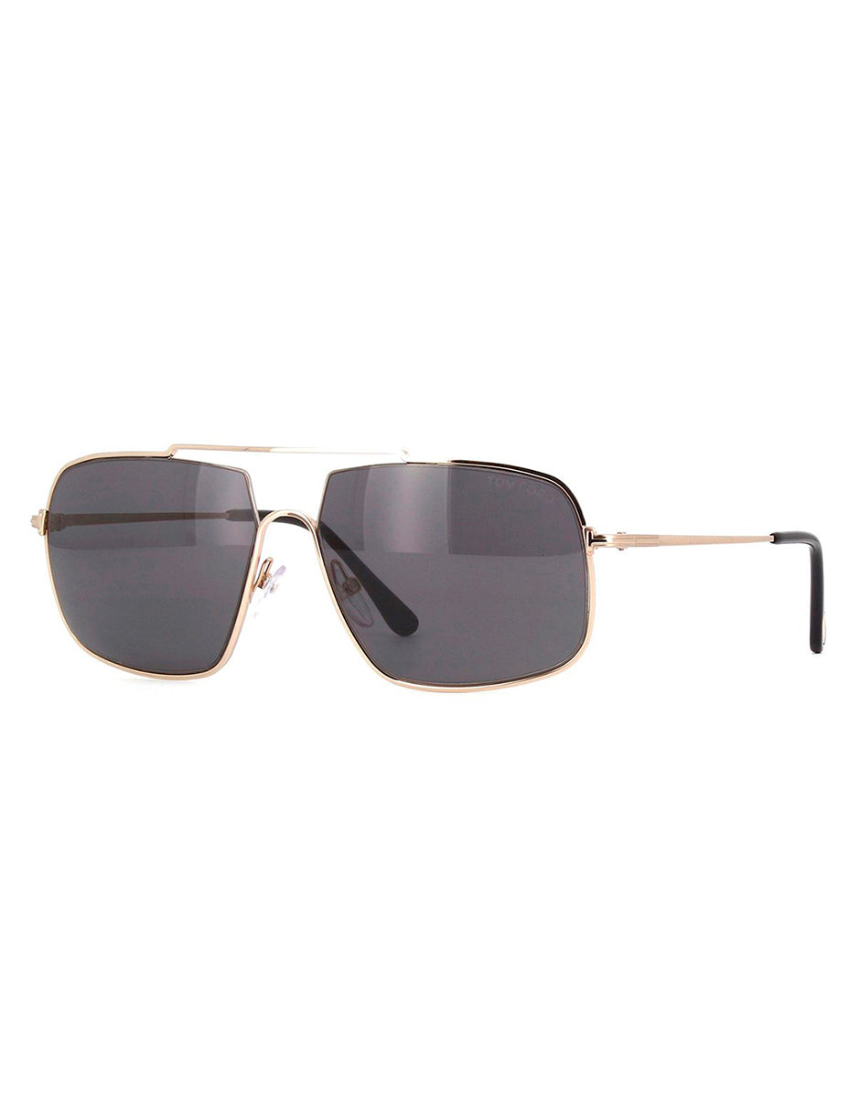 LENTE DE SOL TOM FORD TF585 28A 61MM PLATEADO/AZUL