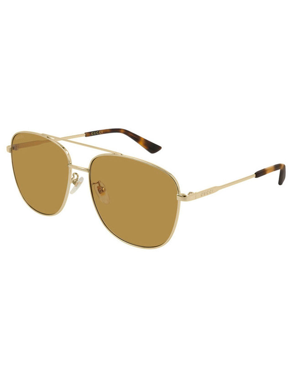 LENTE DE SOL GUCCI GG0410SK 004 61MM DORADO/CAFÉ