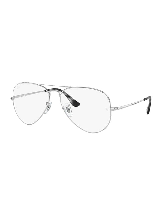 ARMAZÓN OFTÁLMICO RAY BAN AVIADOR RB6489 2501 58MM PLATA