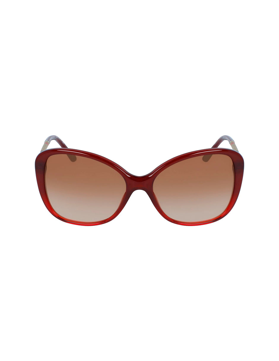 LENTES DE SOL BURBERRY BE4235Q 362513 57MM ROJO