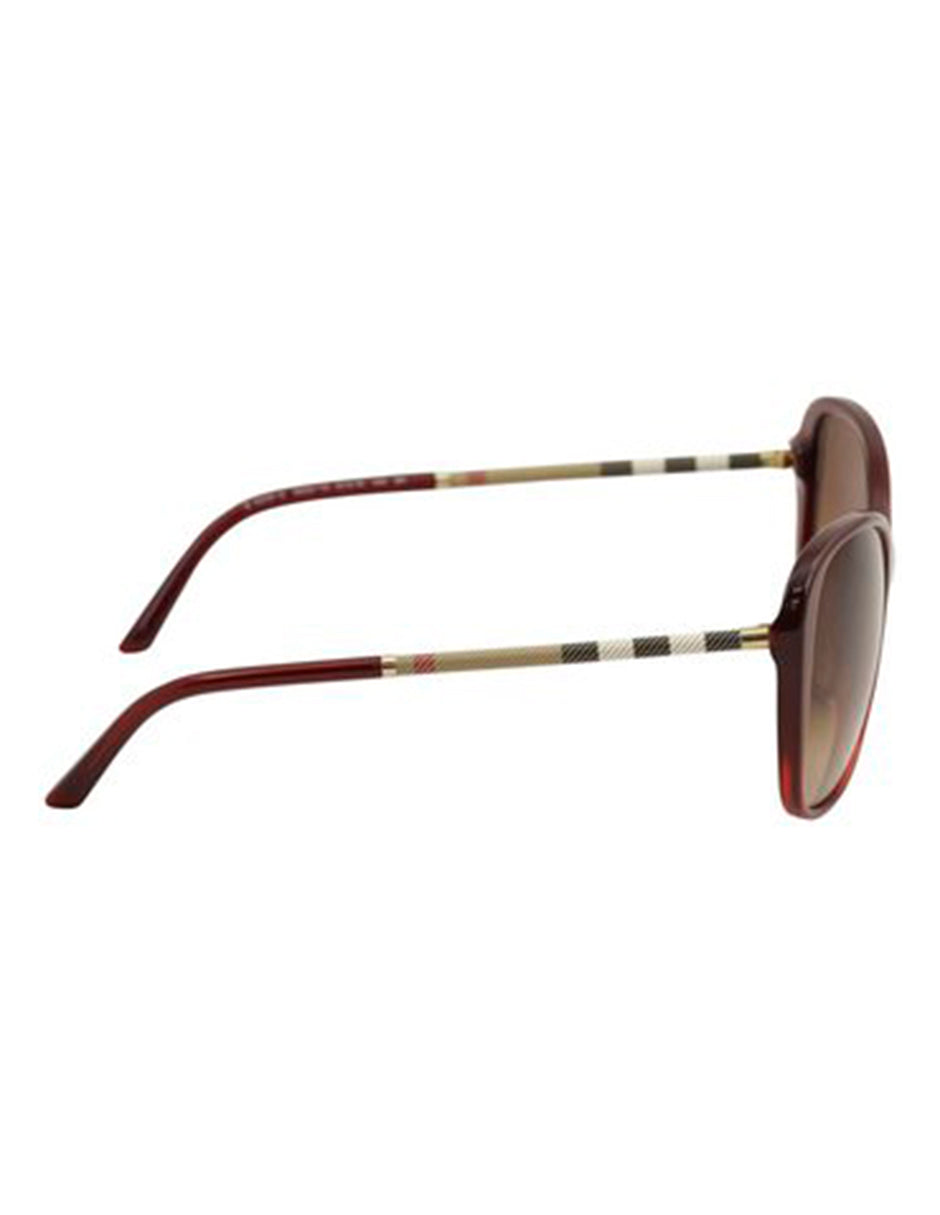 LENTES DE SOL BURBERRY BE4235Q 362513 57MM ROJO