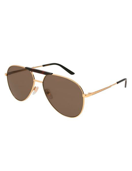 LENTES DE SOL GUCCI GG0242S 002 59MM DORADO CAFE