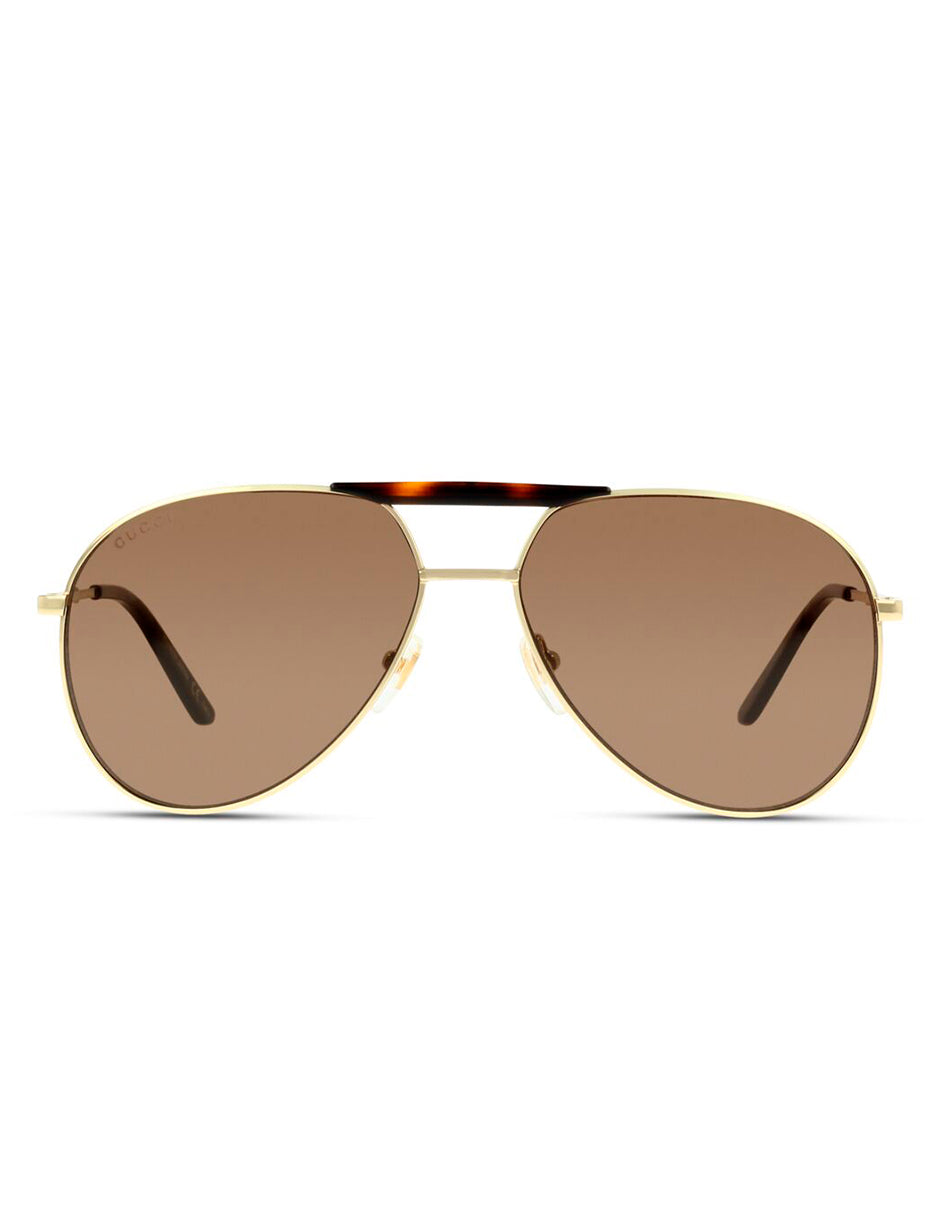 LENTES DE SOL GUCCI GG0242S 002 59MM DORADO CAFE