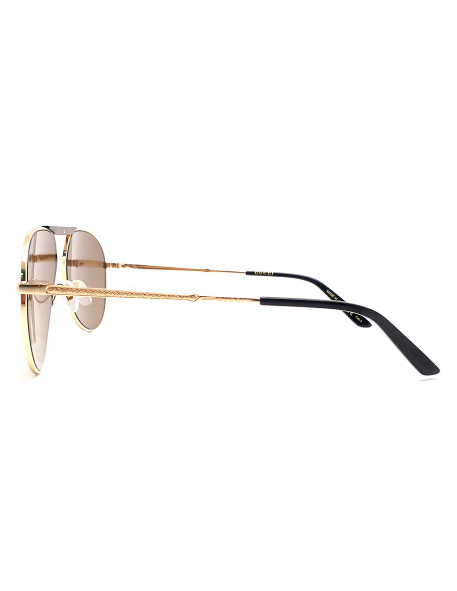 LENTES DE SOL GUCCI GG0242S 002 59MM DORADO CAFE