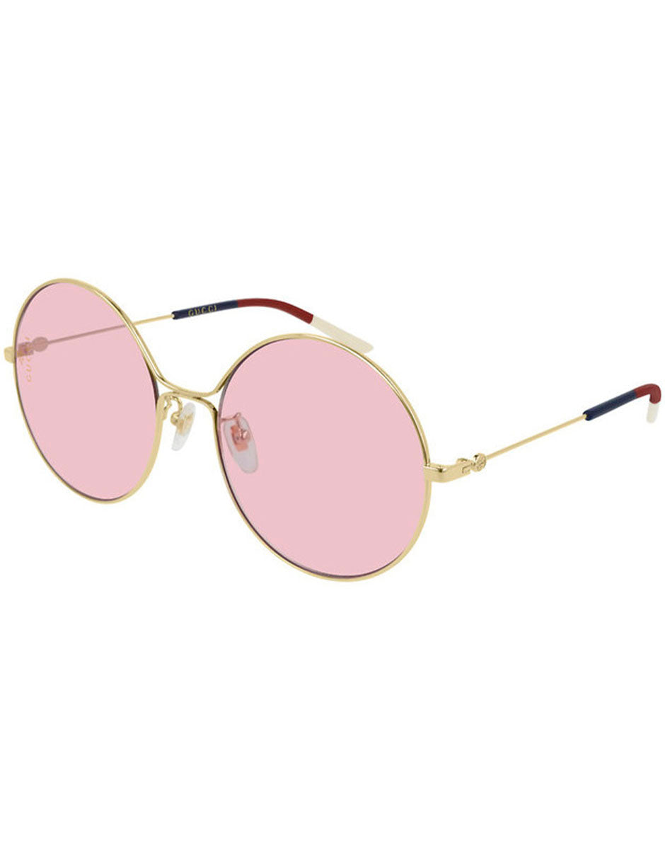 LENTE DE SOL GUCCI POLARIZADO GG0395S 004 58MM ROSA