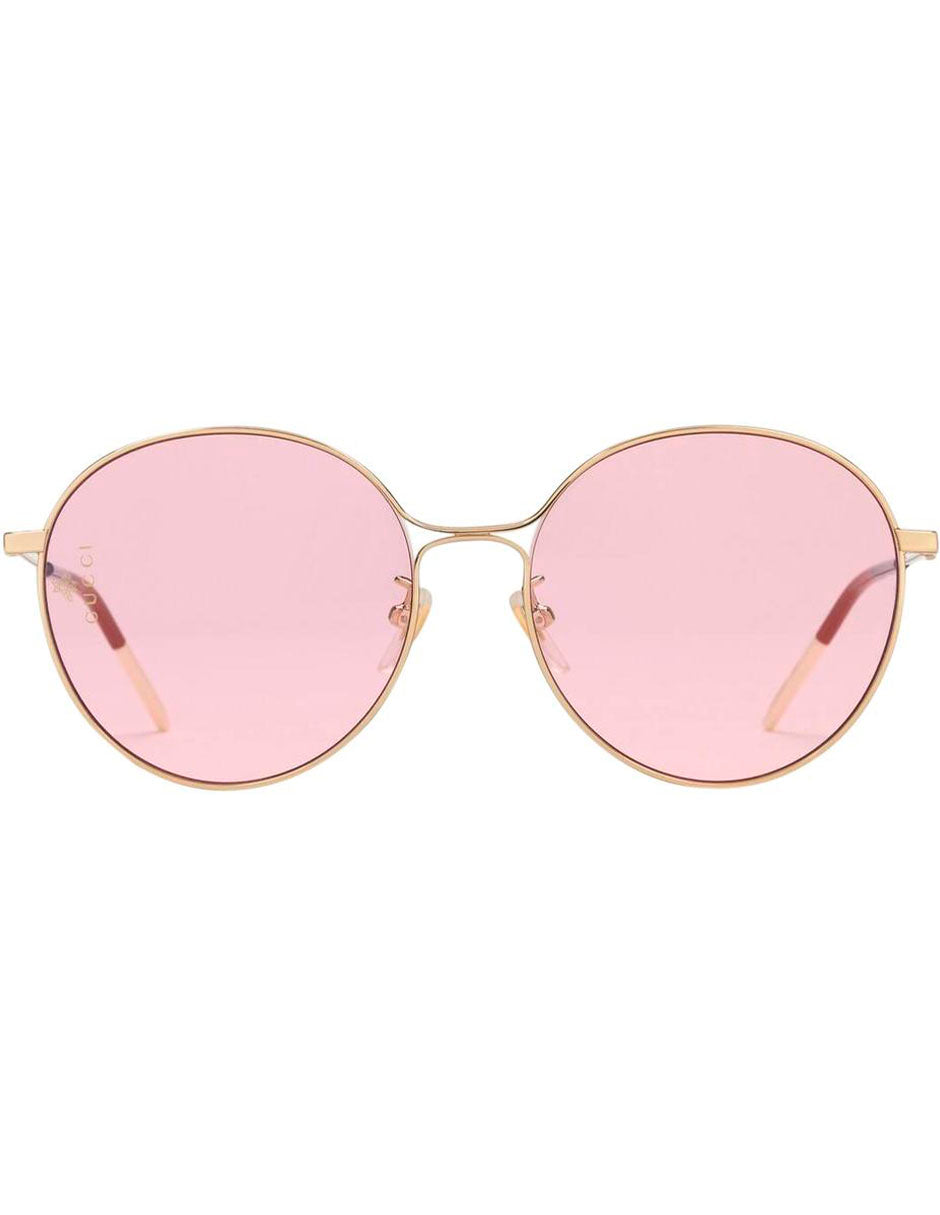 LENTE DE SOL GUCCI POLARIZADO GG0395S 004 58MM ROSA