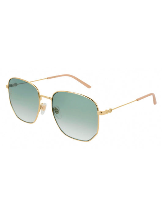 LENTES DE SOL GUCCI GG0396S 002 56MM VERDE CLARO