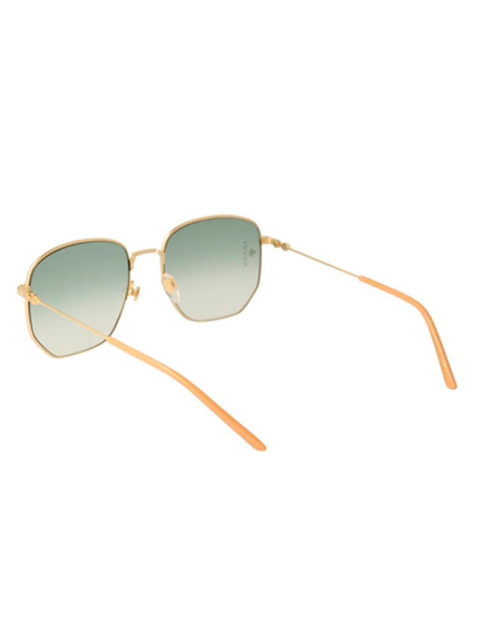 LENTES DE SOL GUCCI GG0396S 002 56MM VERDE CLARO