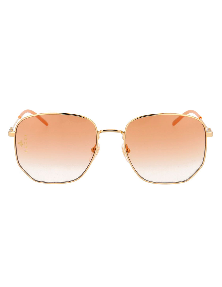 LENTES DE SOL GUCCI GG0396S 003 56MM NARANJA DEGRADADO