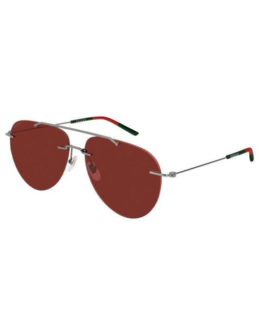 LENTE DE SOL GUCCI GG0397S 004 60MM ROJO