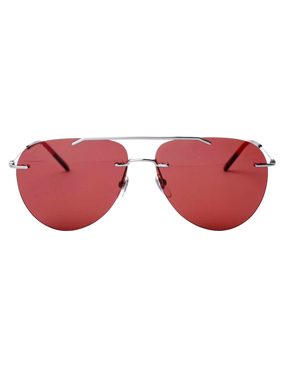 LENTE DE SOL GUCCI GG0397S 004 60MM ROJO