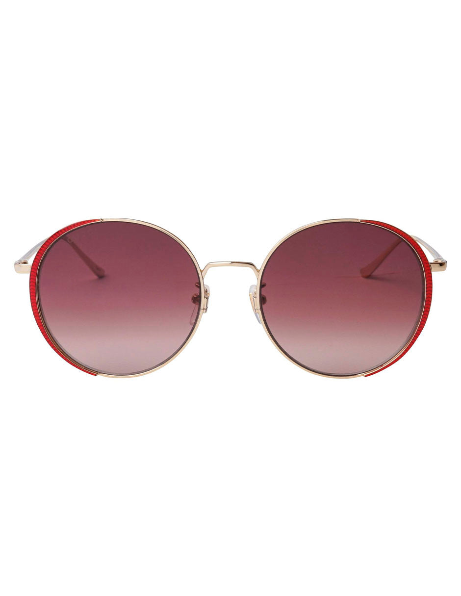 LENTE DE SOL GUCCI GG0401SK 002 56MM FIUSHA ROJO