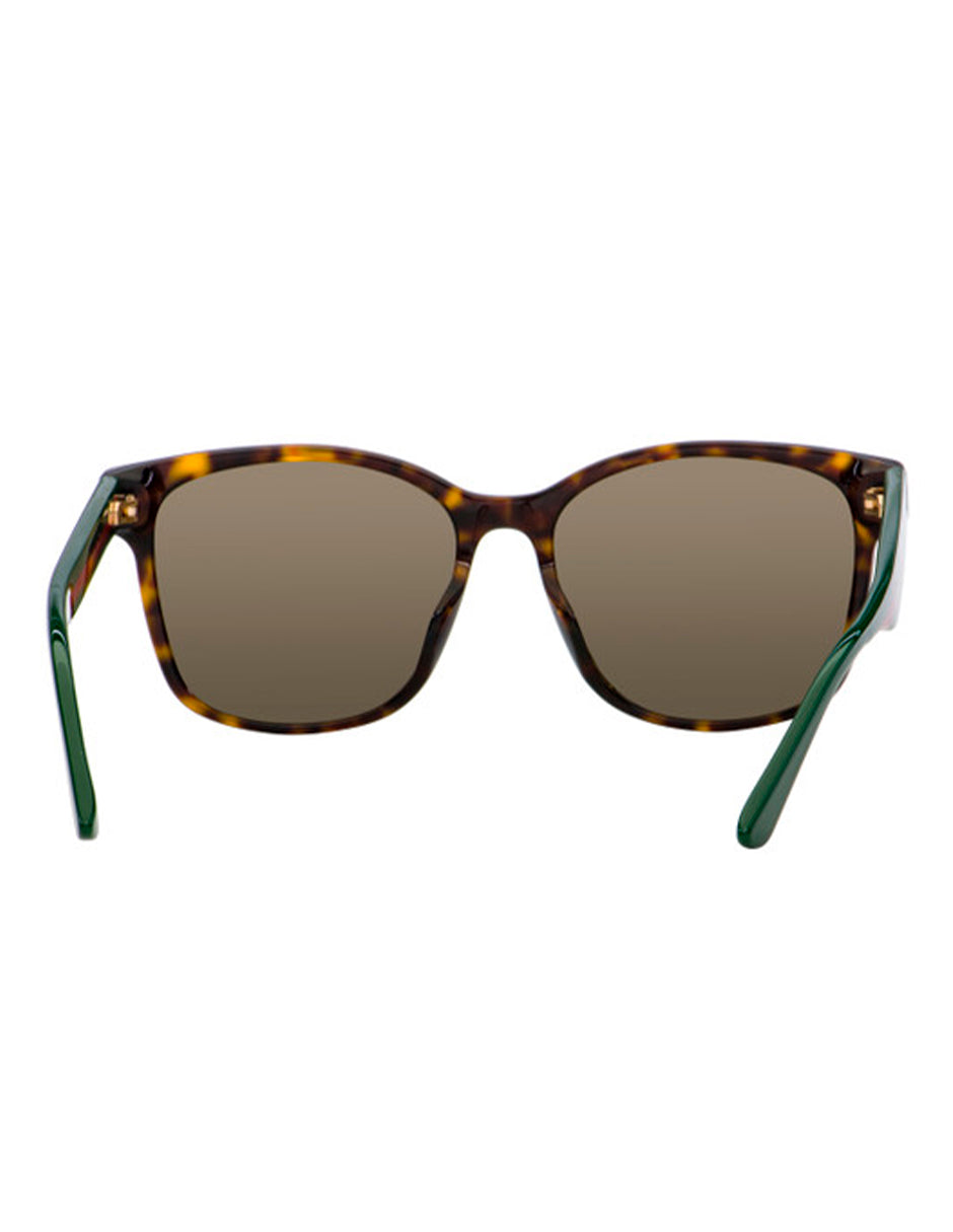 LENTE DE SOL GUCCI GG0417SK 003 56MM CAREY