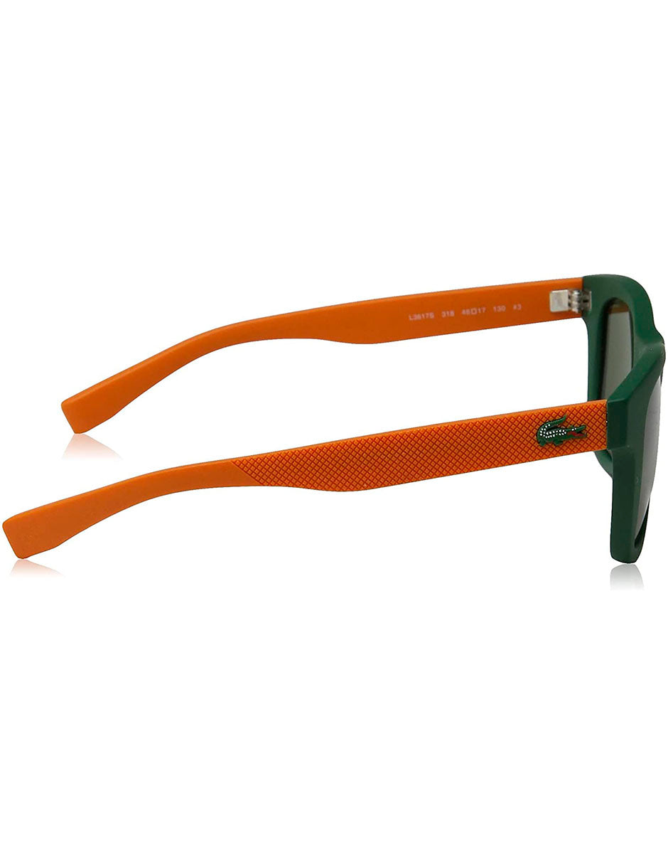 LENTE DE SOL LACOSTE L3617S 318 48MM NARANJA/VERDE