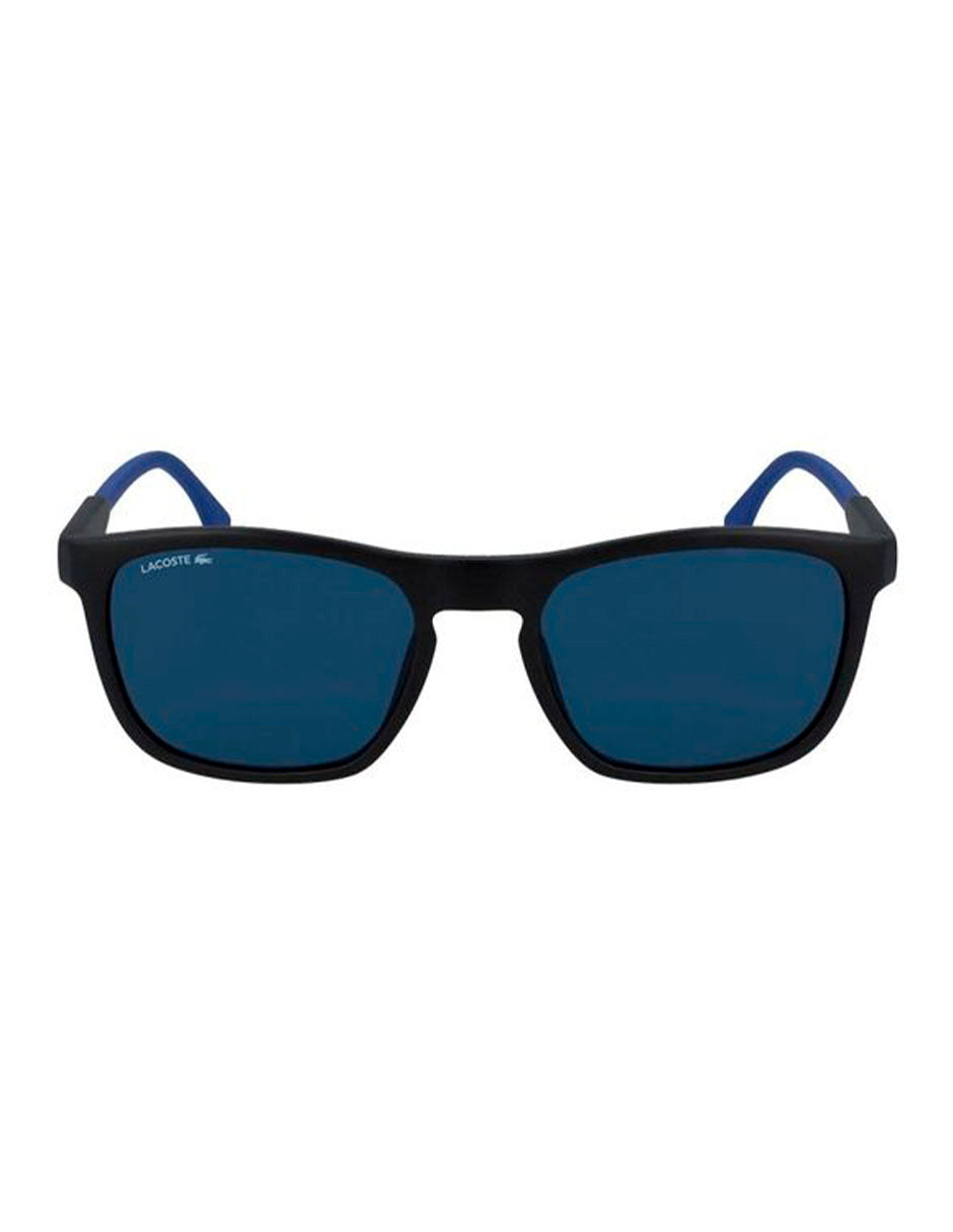 LENTE DE SOL LACOSTE L604SND 001 54MM NEGRO MATE/AZUL