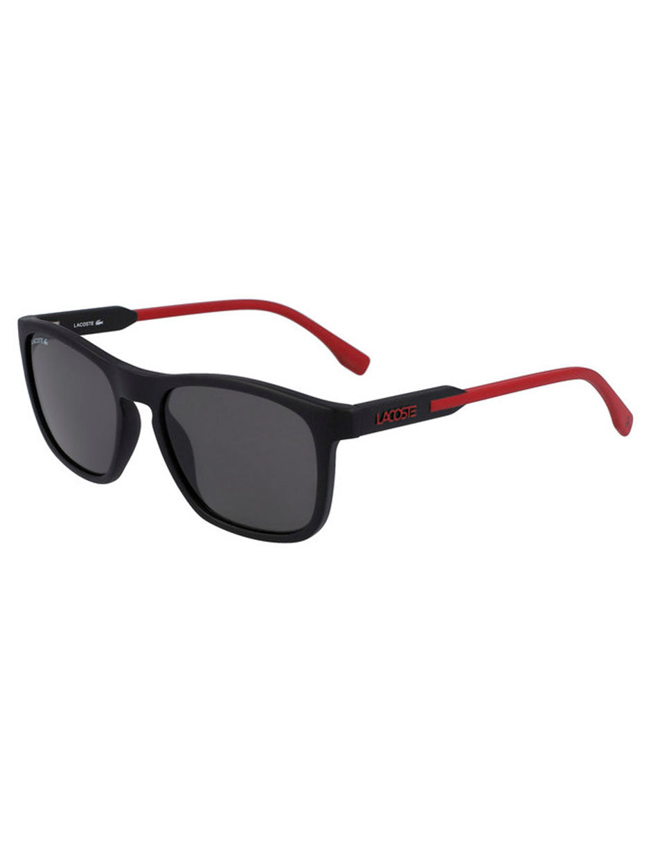 LENTE DE SOL LACOSTE L604SND 004 54MM NEGRO/ROJO