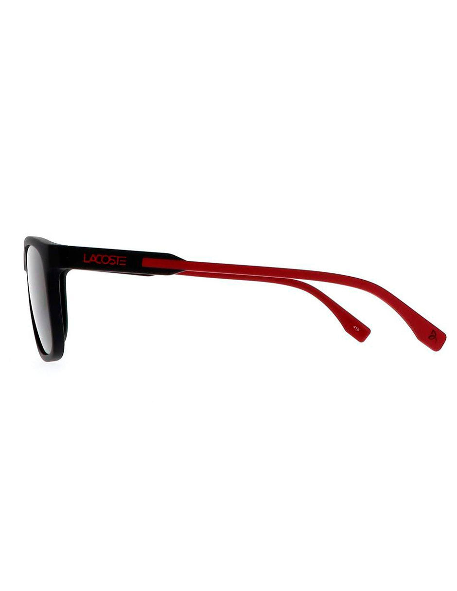 LENTE DE SOL LACOSTE L604SND 004 54MM NEGRO/ROJO